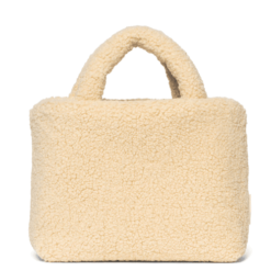 studio noos ecru mini teddy handbag