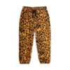 Mini Rodini Leopard fleece trousers