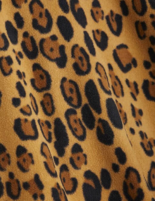 Mini Rodini Leopard fleece trousers