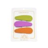 Grech & Co setje haarclips mat Chartreuse-Aster-Sienna