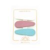 Grech & Co setje haarclips mat Dove White-Mauve Rose-Sky Blue