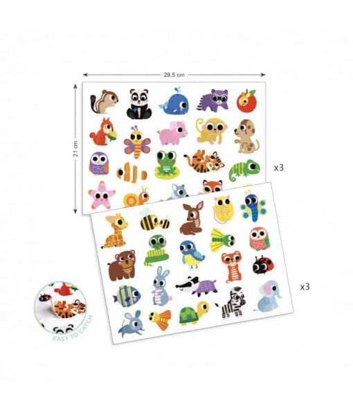 Djeco Stickers Babydieren