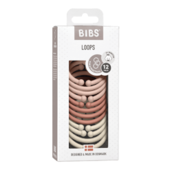 Bibs Loops Blush Woodchuck Ivory