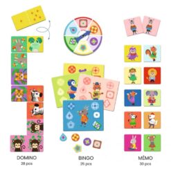 Djeco Bingo Memo Domino Kleine Vriendjes