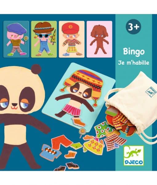 Djeco Bingo Memo Domino Bingo Aankleden