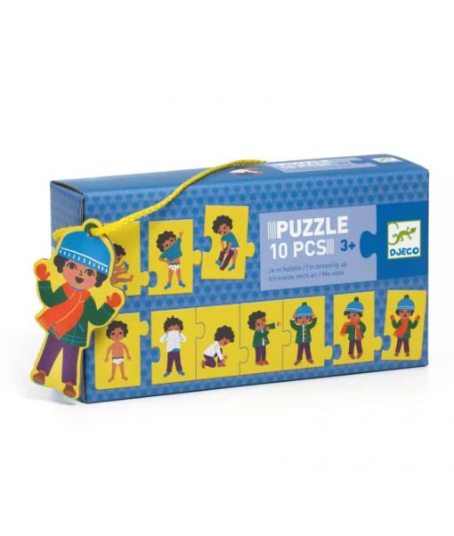 Djeco Puzzel Trio Aankleden in de winter