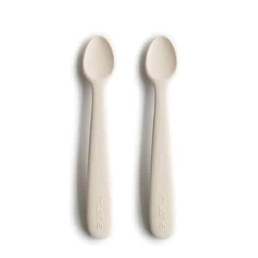 Mushie Baby spoon Ivory