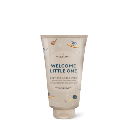 The Gift Label Baby Hair & Bodywash Welcome Little One