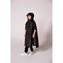 Rainkiss Rain Poncho back to black