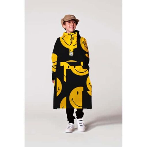 Rainkiss Rain Poncho all smiles x smiley