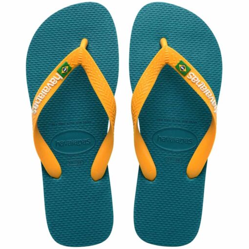 Havaianas Kids Brasil Logo Vibe Green