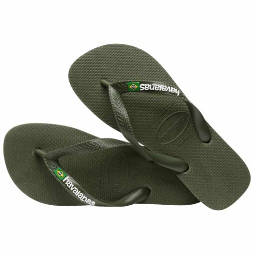 Havaianas Kids Brasil Logo Green