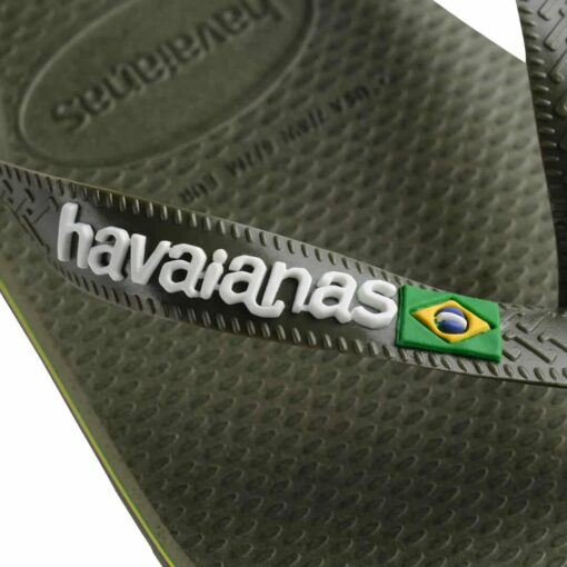 Havaianas Kids Brasil Logo Green