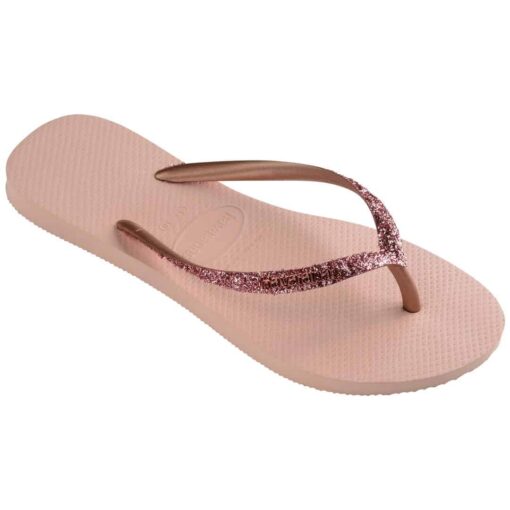 Havaianas Kids Slim Glitter Ballet Rose Golden Blush