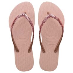 Havaianas Kids Slim Glitter Ballet Rose Golden Blush