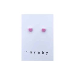 imruby Elle heart stud earrings (Copy)