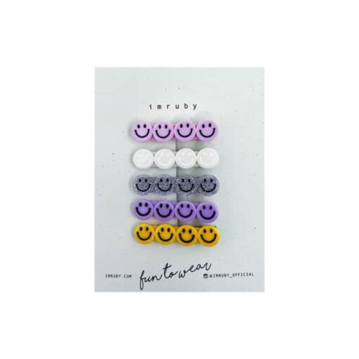 imruby All Smiles Smiley set of 5 clips