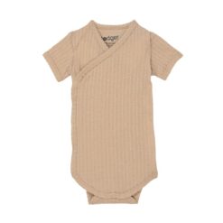 Lodger Romper Seersucker Beige korte mouw