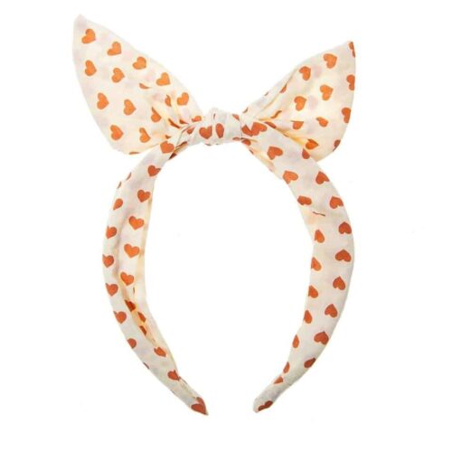 Love Hearts Tie Headband