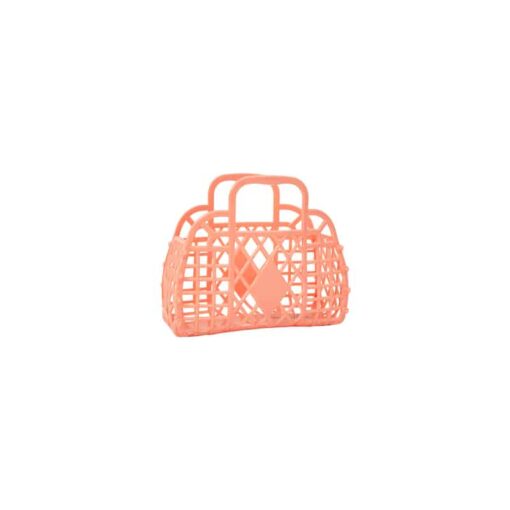 Sun Jellies Retro Basket Mini Peach