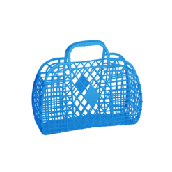 Sun Jellies Retro Basket Small Royal Blue