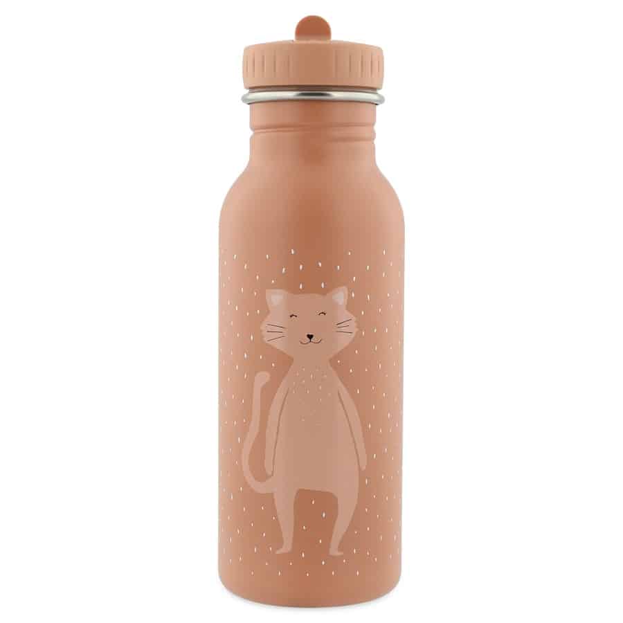 Trixie Drinkfles Mrs. Cat 500ml - Roestvrij Stalen Katten Drinkfles