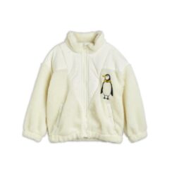 Mini Rodini Penguin zip cardigan