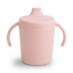 Mushie Training sippy cup Blush