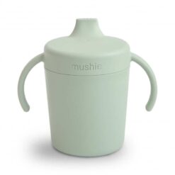 Mushie Training sippy cup Sage