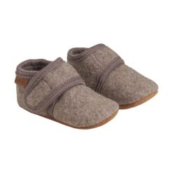 Enfant wollen slofjes Walnut