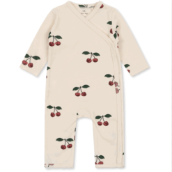 Konges Slojd Newborn onesie Ma Grande Cerise