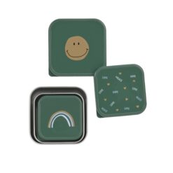 Lassig Snackbox Set Smile Green