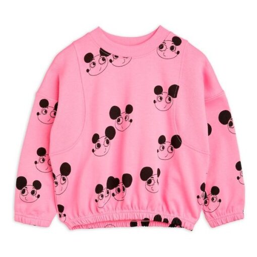 Mini Rodini Ritzrats aop sweatshirt pink
