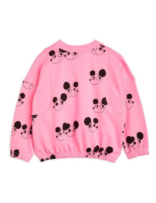 Mini Rodini Ritzrats aop sweatshirt pink