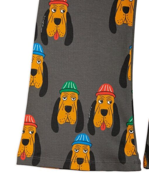 Mini Rodini Bloodhound aop flared trousers