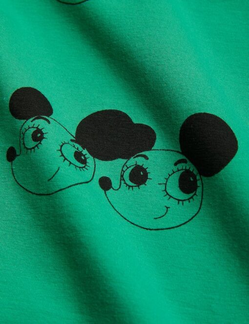 Mini Rodini Ritzrats aop leggings green