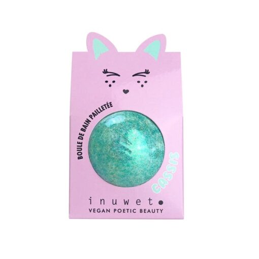 inuwet Glitter bad bom cassis
