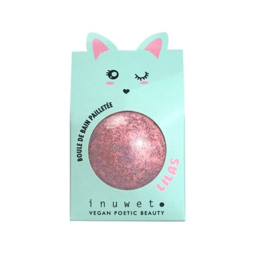 inuwet Glitter bad bom lilas