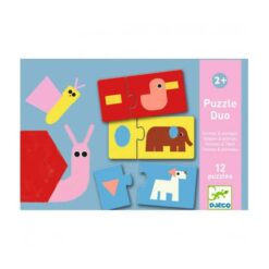 Djeco Duo Puzzel Dieren & Vormen