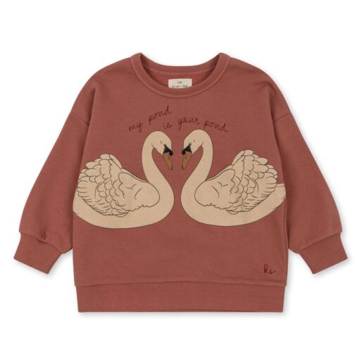 Konges Lou Sweatshirt Swan Canyon Rose