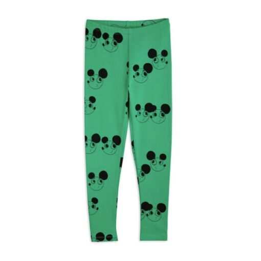 Mini Rodini Ritzrats aop leggings green