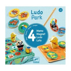 Djeco Spel LudoPark 4 spellen in 1 DJ01698