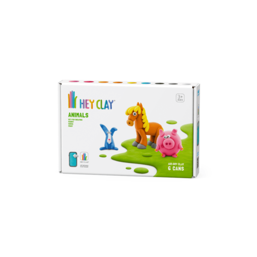 Hey Clay! Kleiset Animals- Piggy, Horse, Rabbit