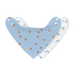 Lassig Bandana Smile Sky Blue 2-pack