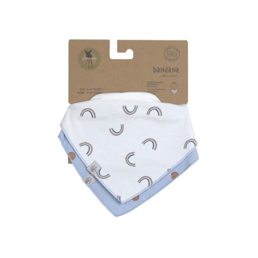 Lassig Bandana Smile Sky Blue 2-pack