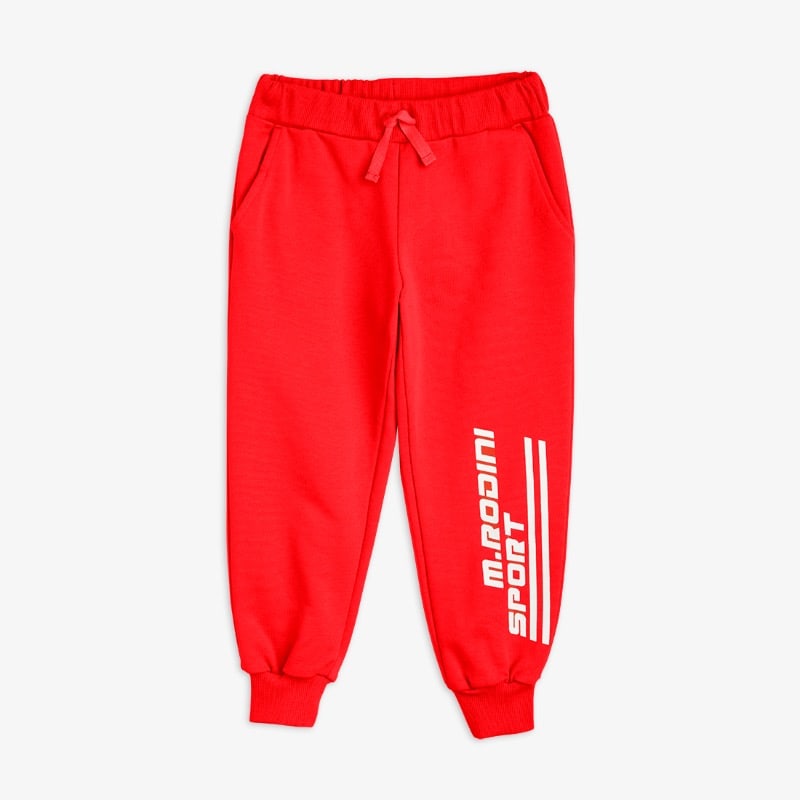 Mini Rodini M Rodini sport sweatpants Red