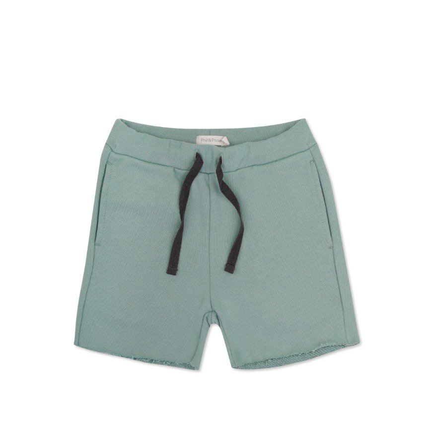 Phil & Phae Chunky sweat shorts sea foam