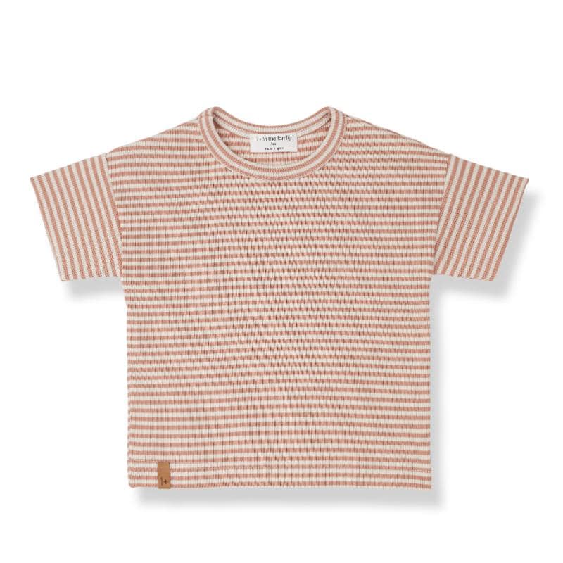 1+ in the family Aristide longsleeve t-shirt apricot