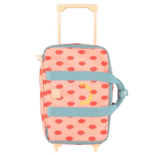 Piupiuchick travel bag light pink red lips - Afbeelding 2