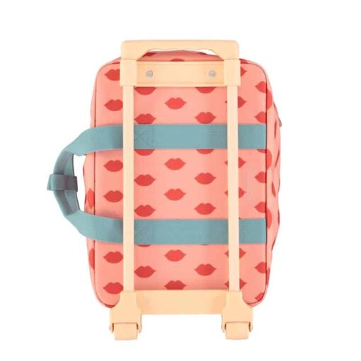 Piupiuchick travel bag light pink red lips - Afbeelding 4